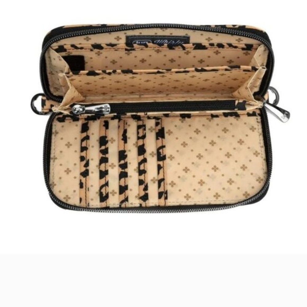 Lug Spotted Leopard Whirly RFID Wristlet Wallet - Picture 3 of 7